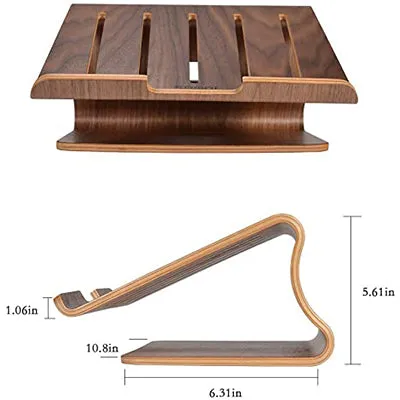 Eco-Friendly Wooden Laptop Stand