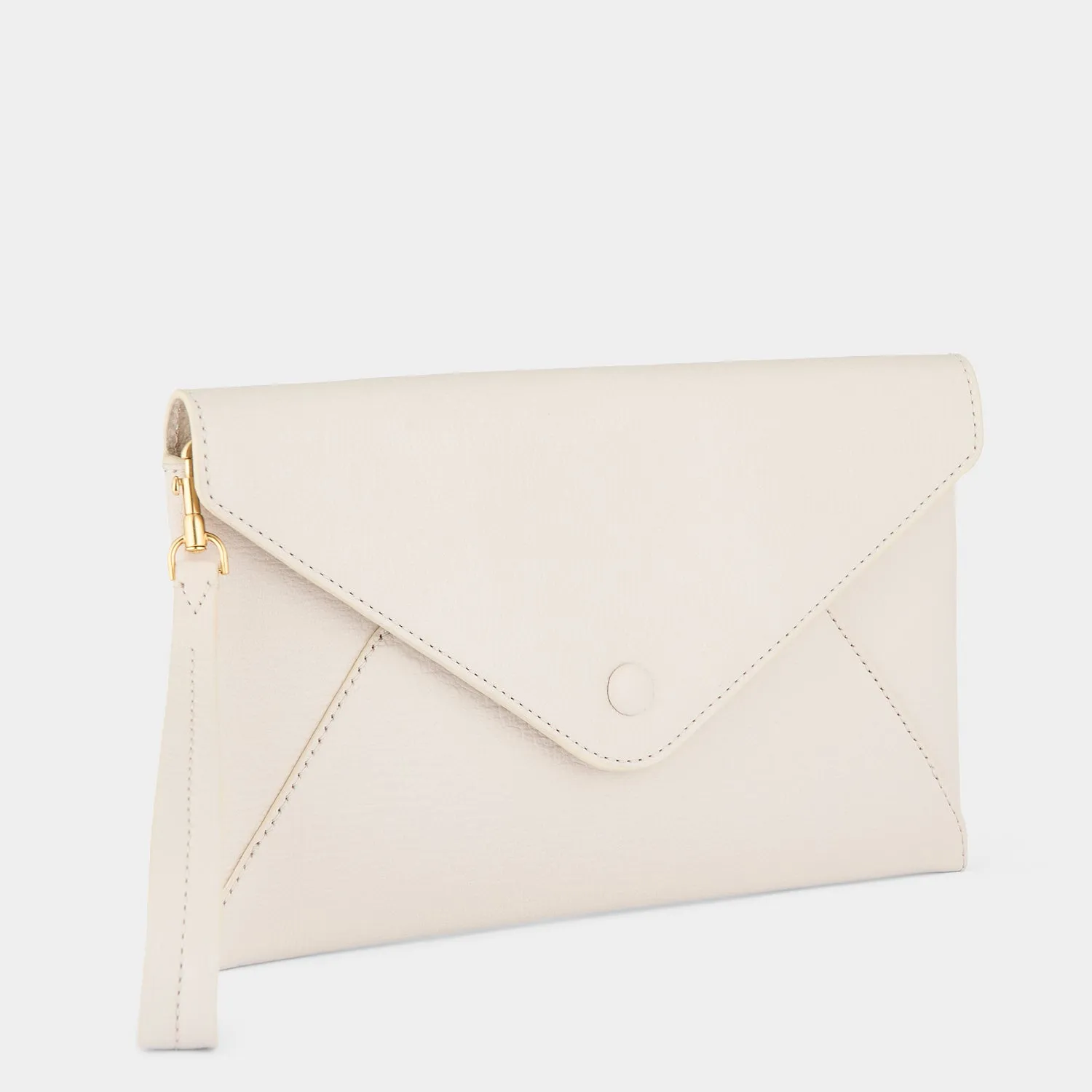 Envelope Pouch in Chalk Capra