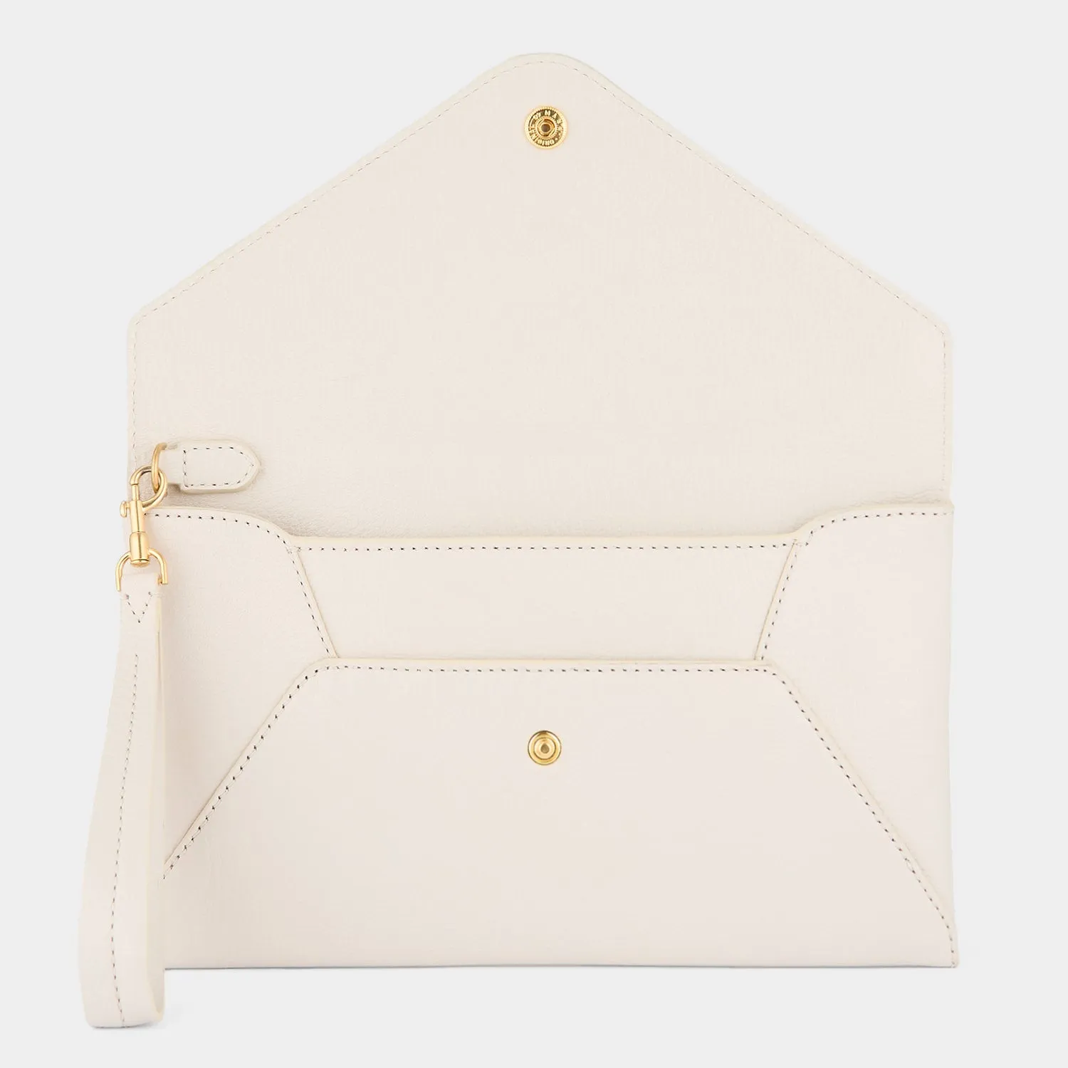 Envelope Pouch in Chalk Capra