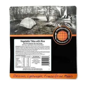 Expedition Foods - Vegetable Tikka with Rice (Regular Serving)