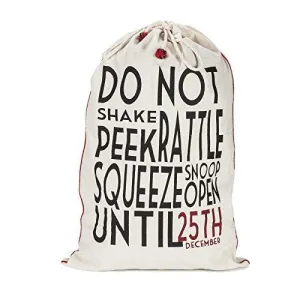 Extra Large Do Not Shake Gift Sack