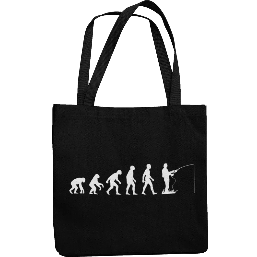 Fishing Evolution Canvas Tote Shopping Bag