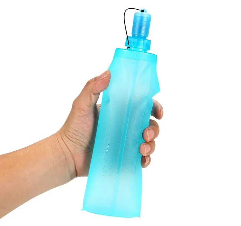 Folding Soft Flask Water Bottle TPU