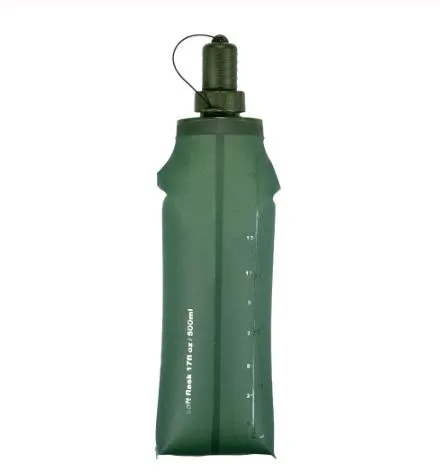 Folding Soft Flask Water Bottle TPU