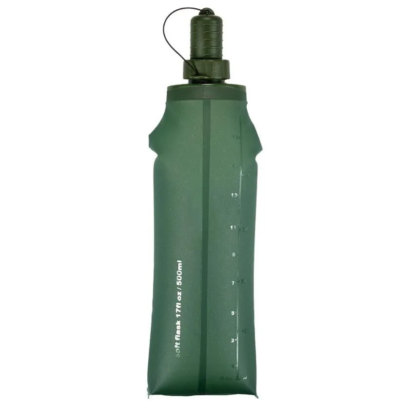 Folding Soft Flask Water Bottle TPU