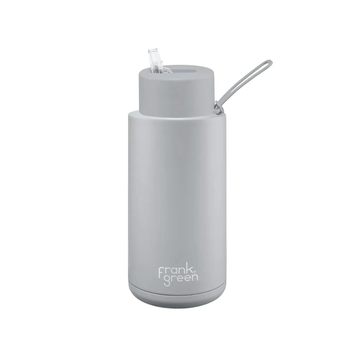 Frank Green Ceramic Reusable Bottle With Straw Lid 1000ml/34oz - Harbor Mist