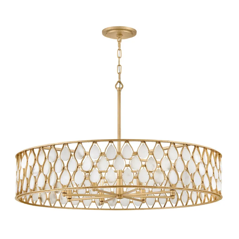 Fredrick Ramond FR41506 Estie 8-lt 38" LED Chandelier