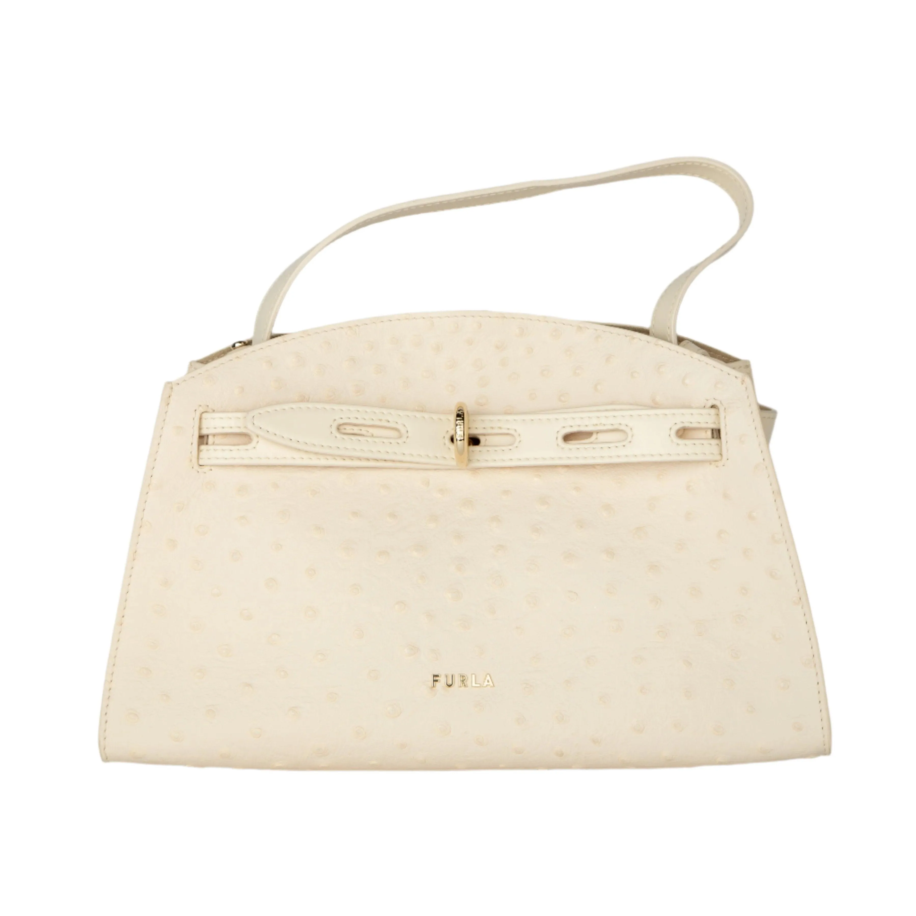 Furla Margherita Medium Top Handle - Off White