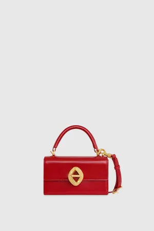 G Mini Top Handle Crossbody Bag In Seduction Red