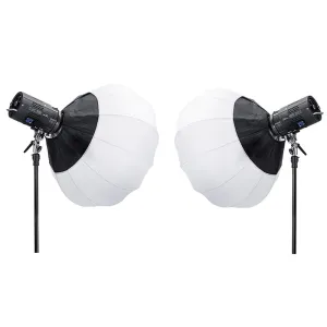 General Light KIT2PC QX65CM Kit Softbox With 2 Lamp 150W