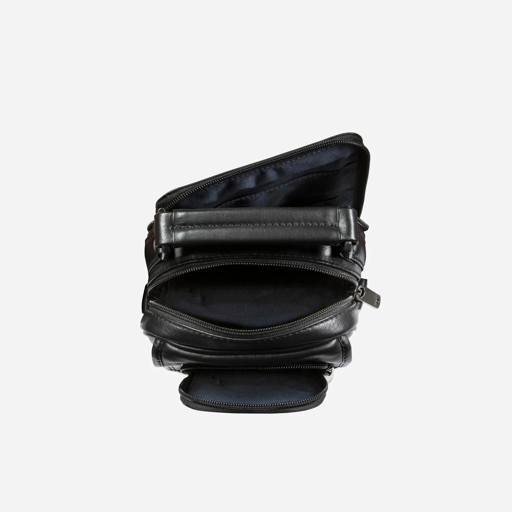 Gent's Bag With Top Handle, Black