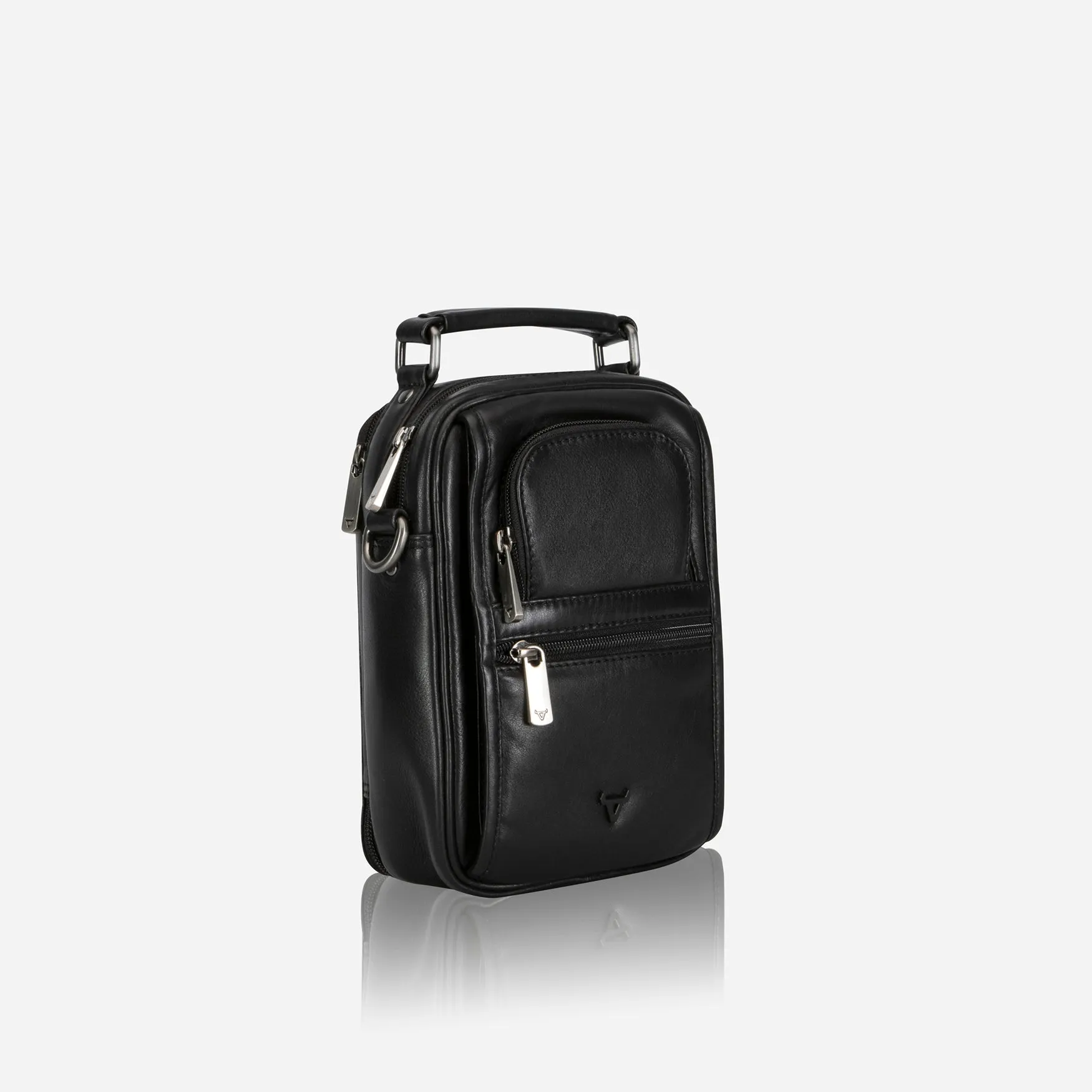 Gent's Bag With Top Handle, Black