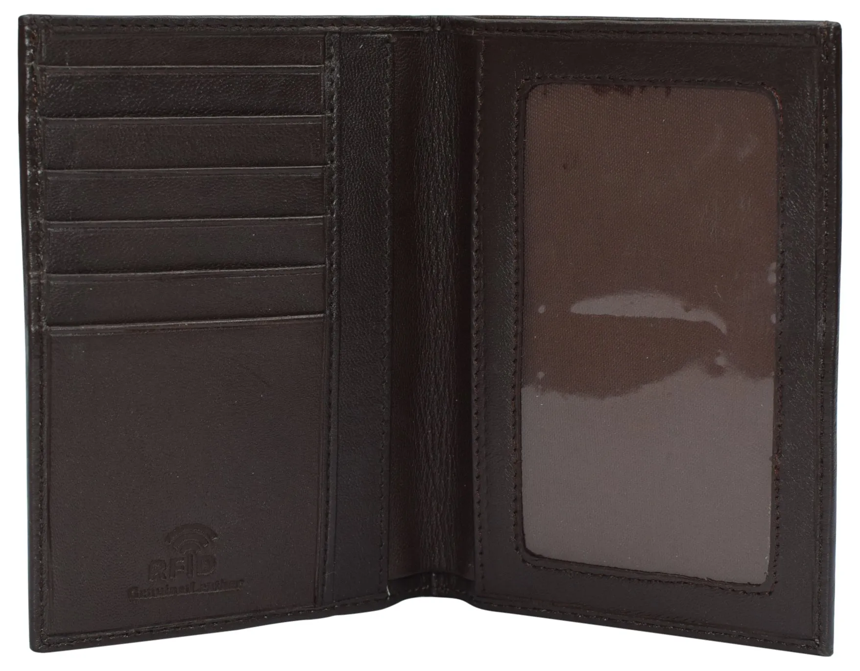 Genuine Leather Vaccination Passport Holder Cover Wallet RFID Blocking Vaccine Card Holder Passport Wallet