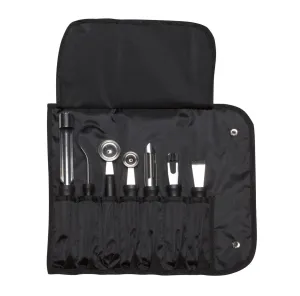 Genware GTLSET7 Complete 7 Piece Garnish Tool Set & Case