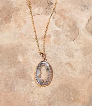 Geode Pendant Necklace