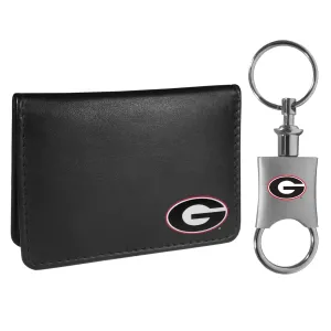 Georgia Bulldogs Weekend Bi-fold Wallet & Valet Key Chain