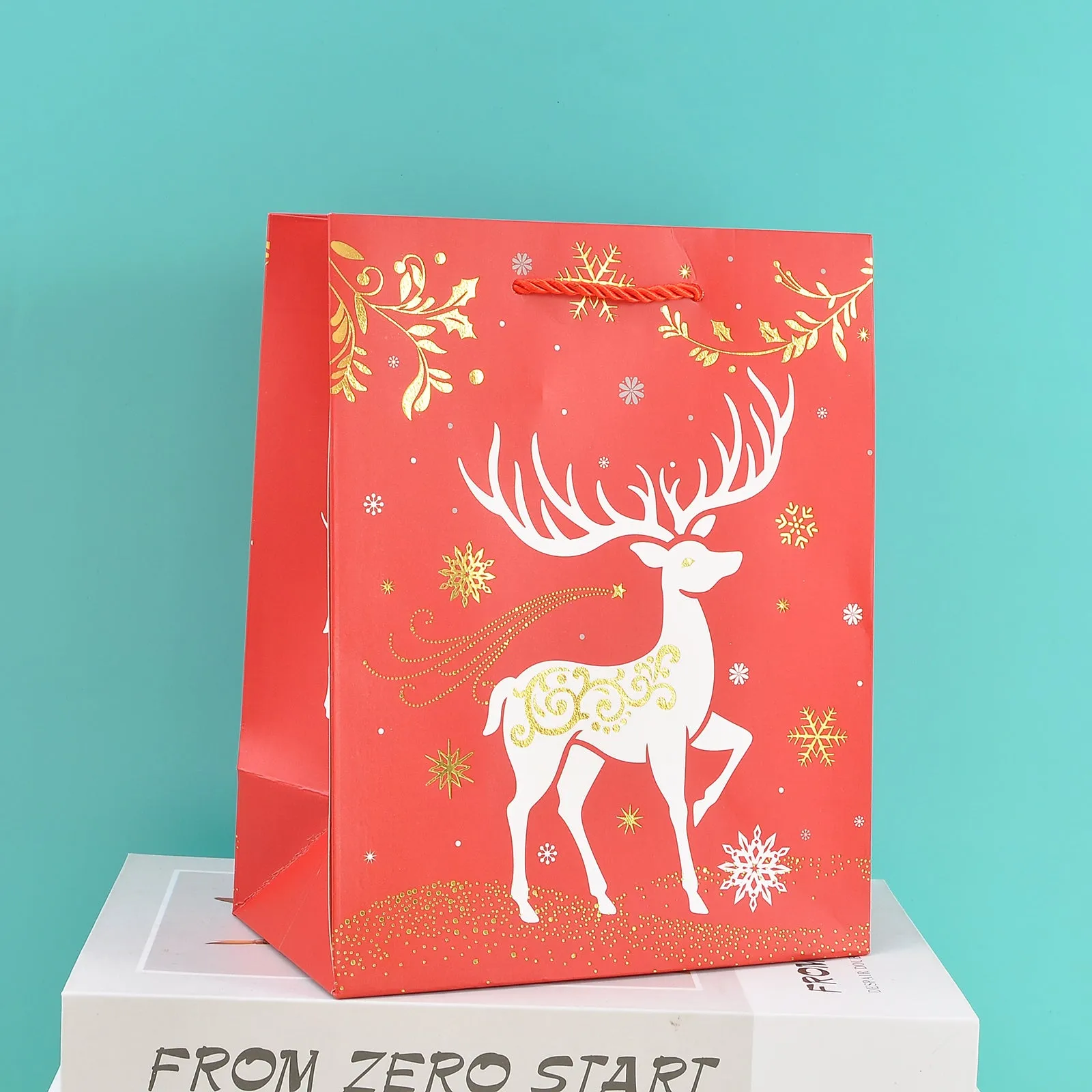 Gift-Sayable Christmas Theme Paper Bag