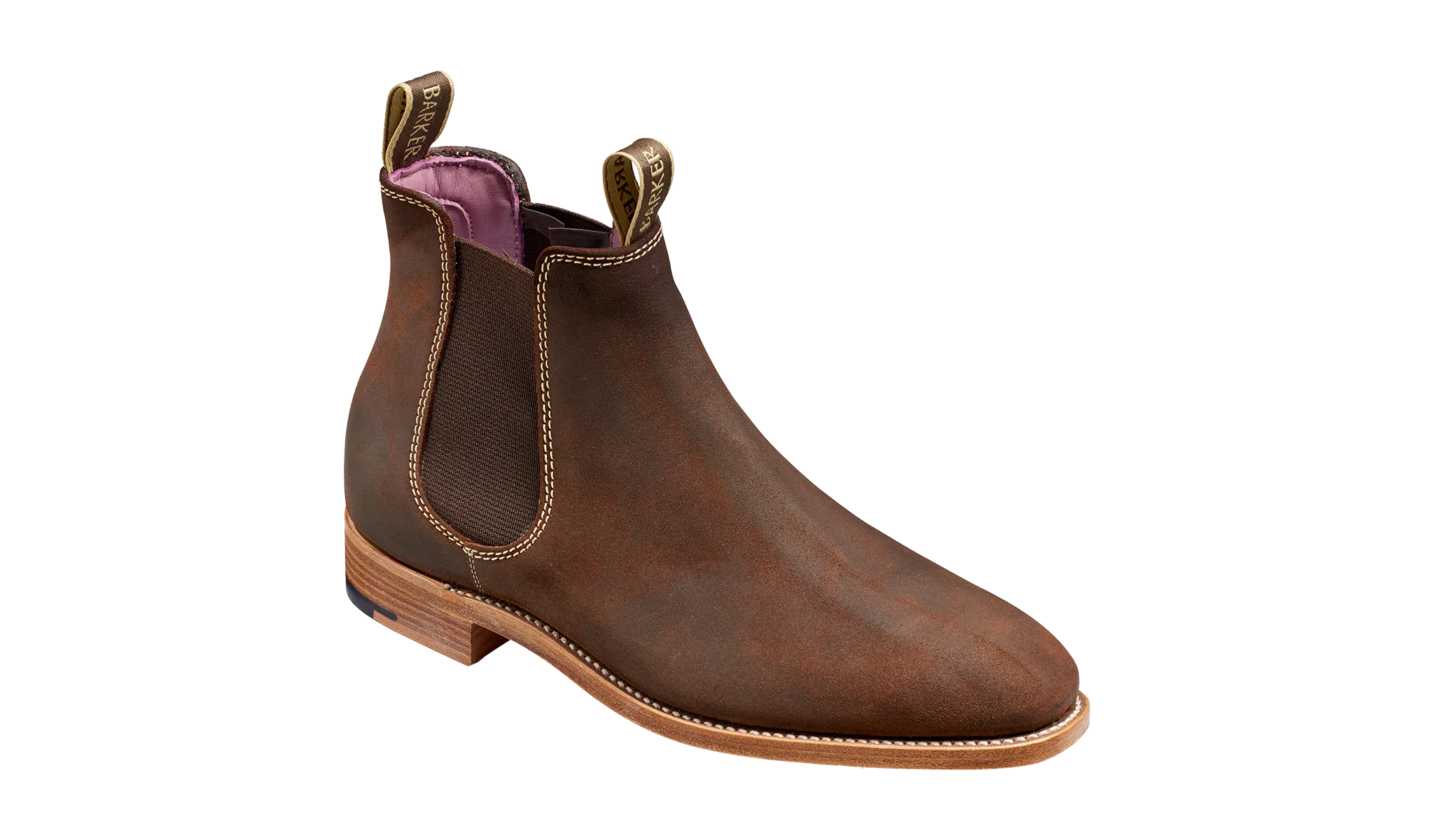 Gina - Mid Brown Waxy Suede