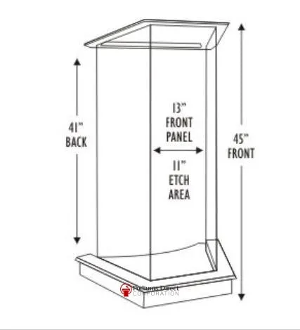 Glass Pulpit NC2/NC2G Prestige The LECTERN - FREE SHIPPING!