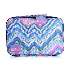 Go Green Lunch Box - Zig Zag with Purple Box