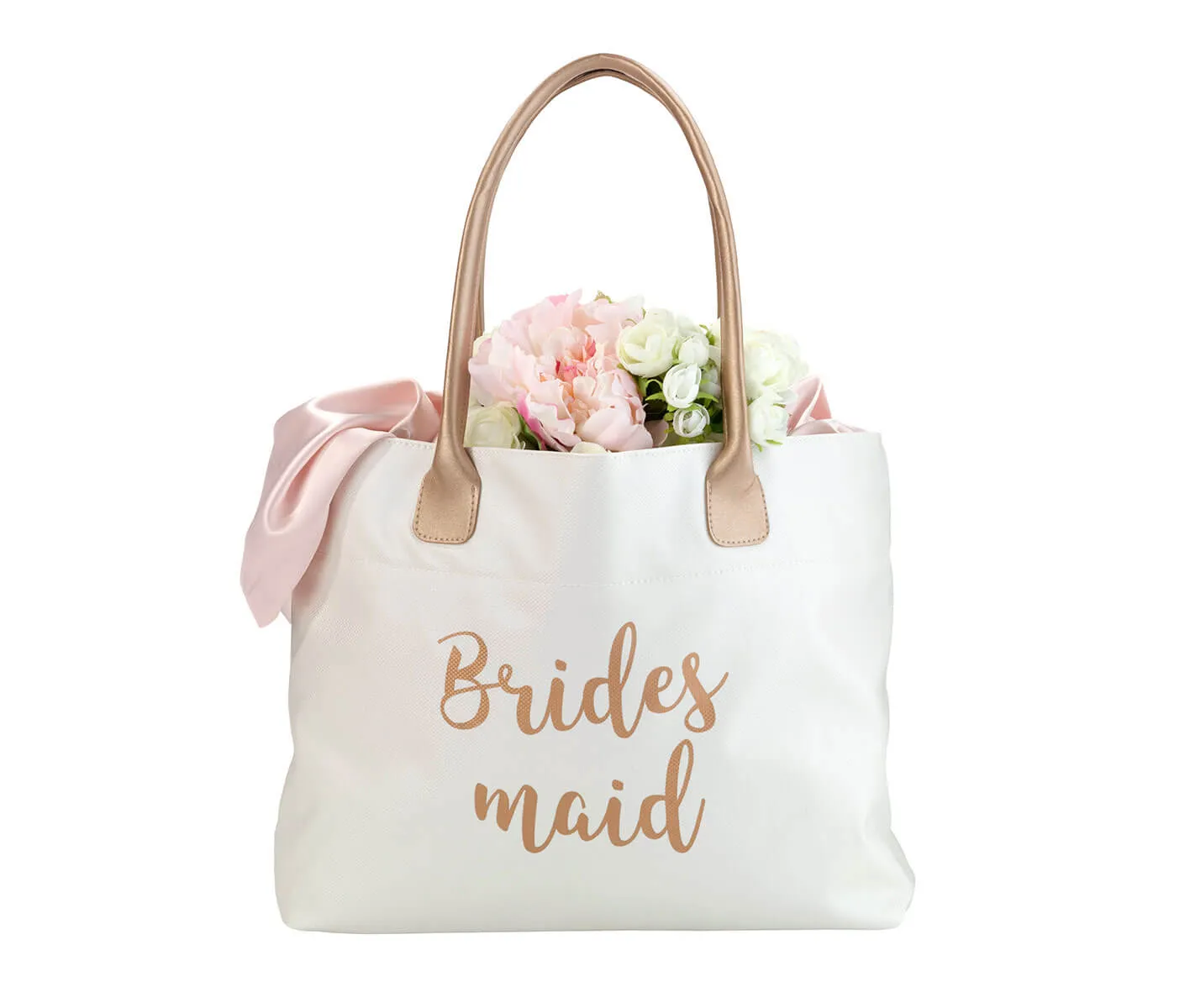 Gold Bridesmaid Tote Bag