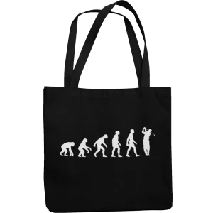 Golf Evolution Canvas Tote Shopping Bag