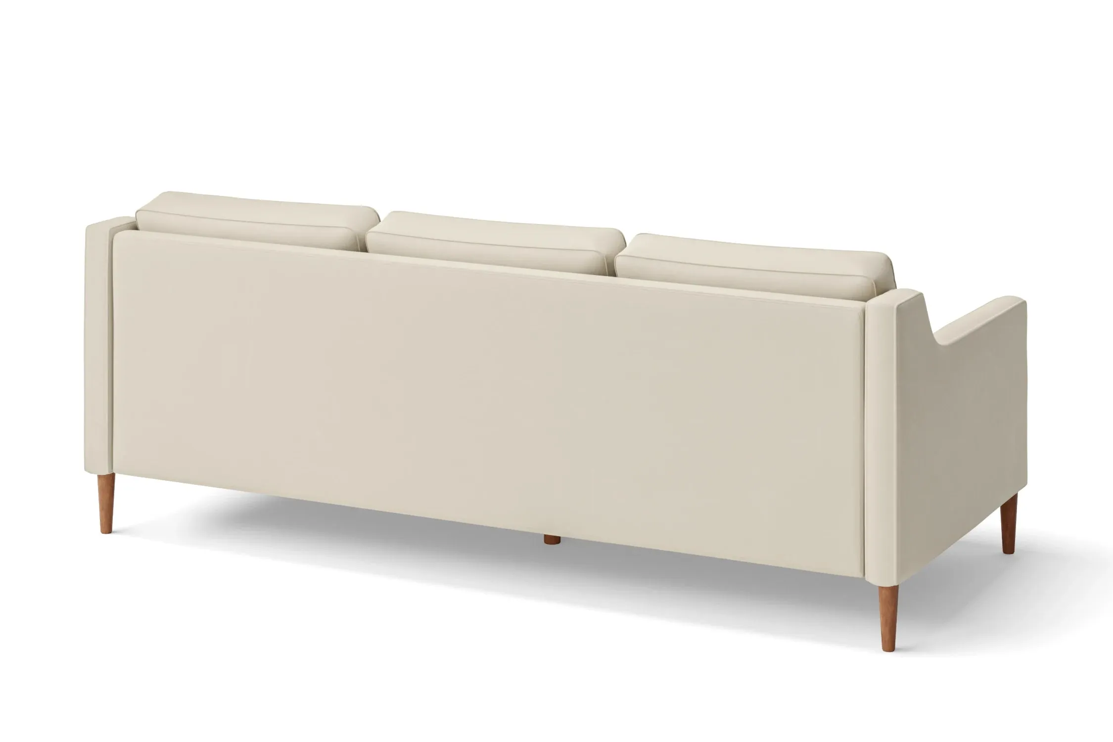 Greco 3 Seater Sofa Cream Leather