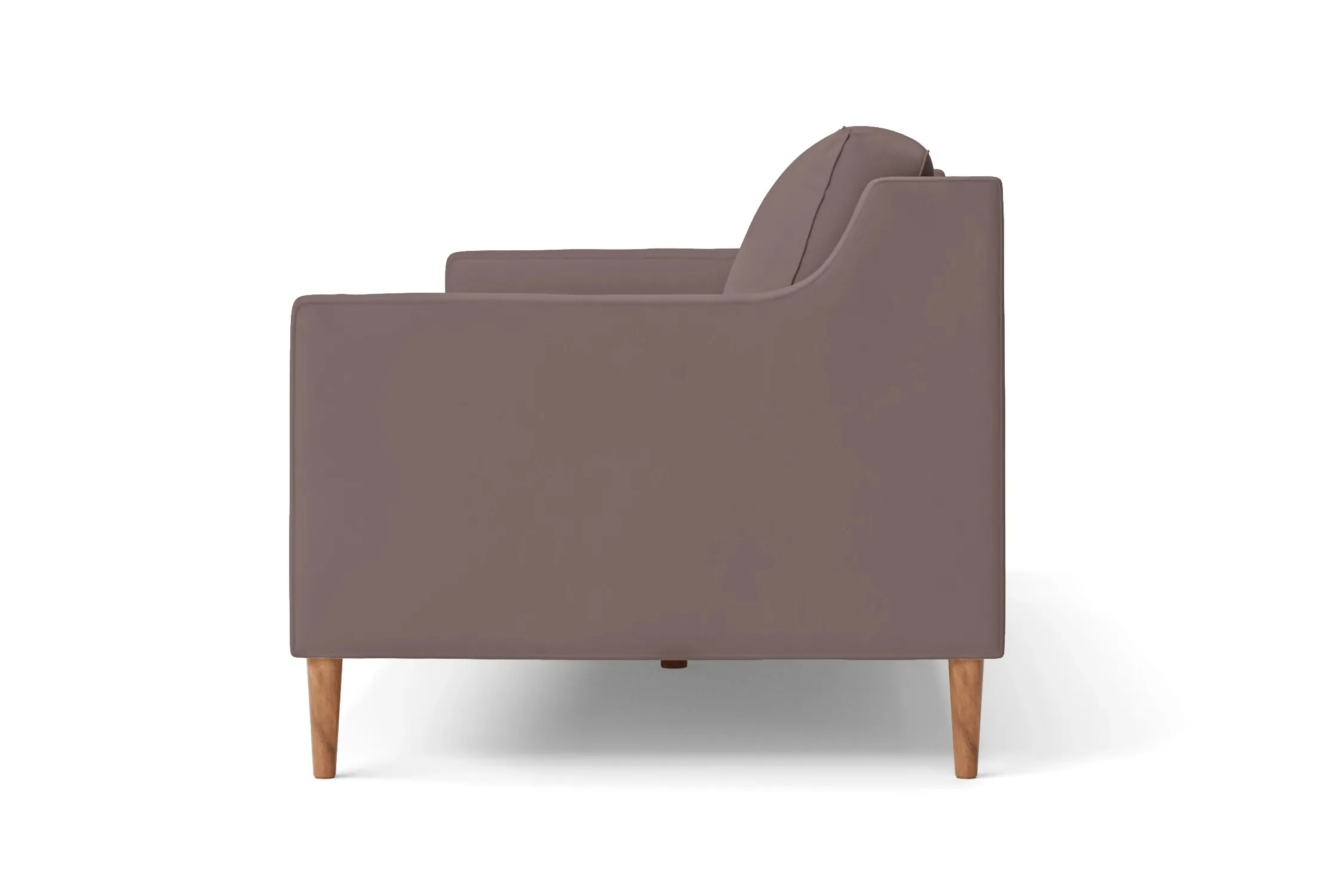 Greco 4 Seater Sofa Rose Taupe Leather