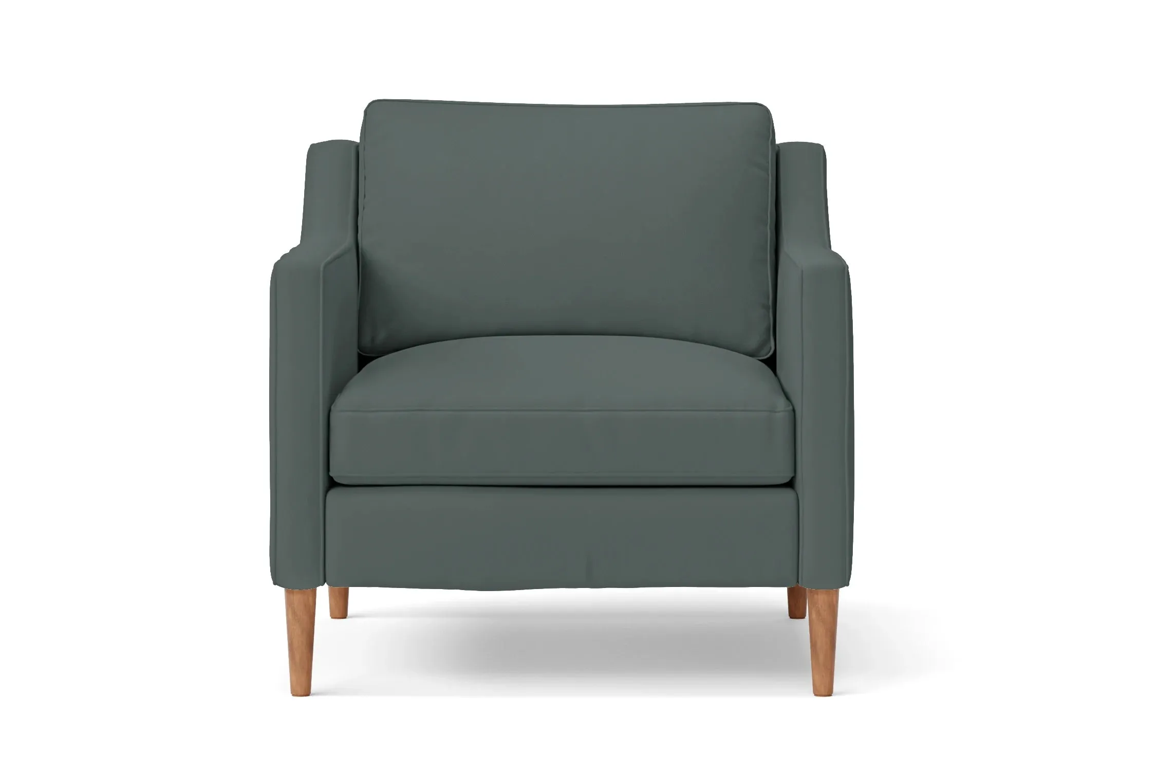 Greco Armchair Dusky Turquoise Leather