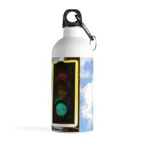 Green Light Stainless Steel Water Bottle