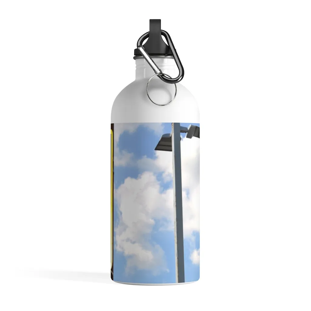 Green Light Stainless Steel Water Bottle