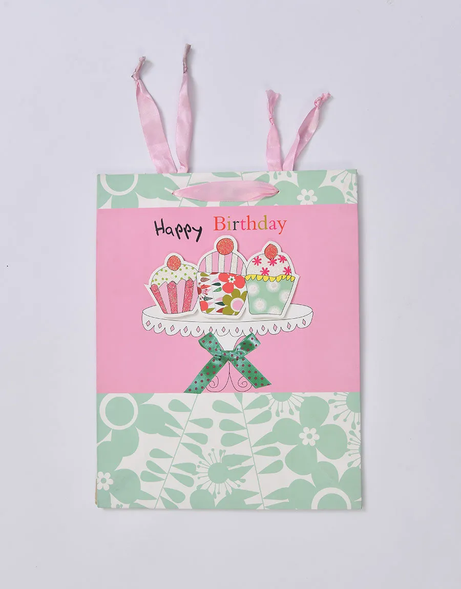 HDY Paper Kraft Tempo Birthday & Wedding Gift Bag D4