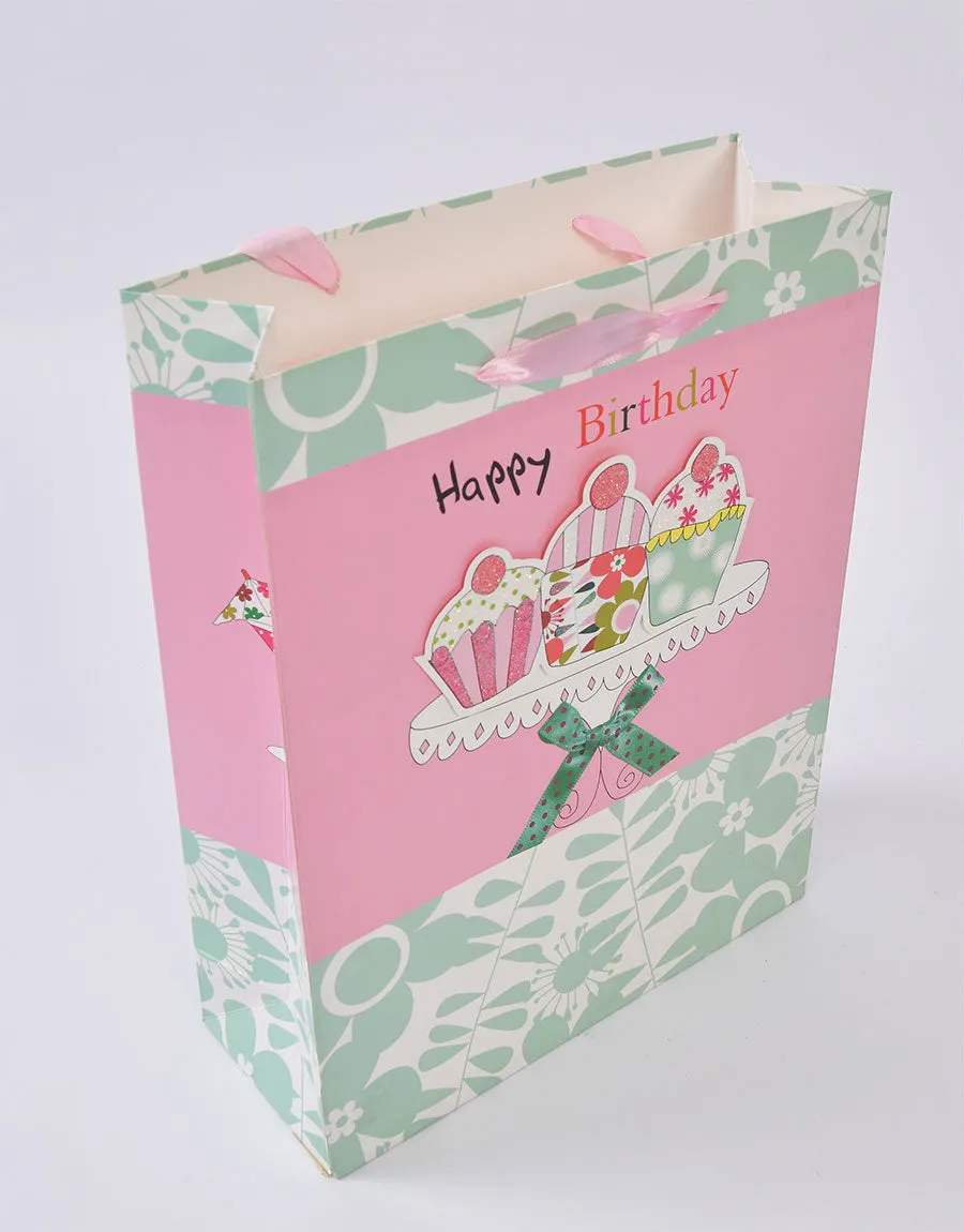 HDY Paper Kraft Tempo Birthday & Wedding Gift Bag D4