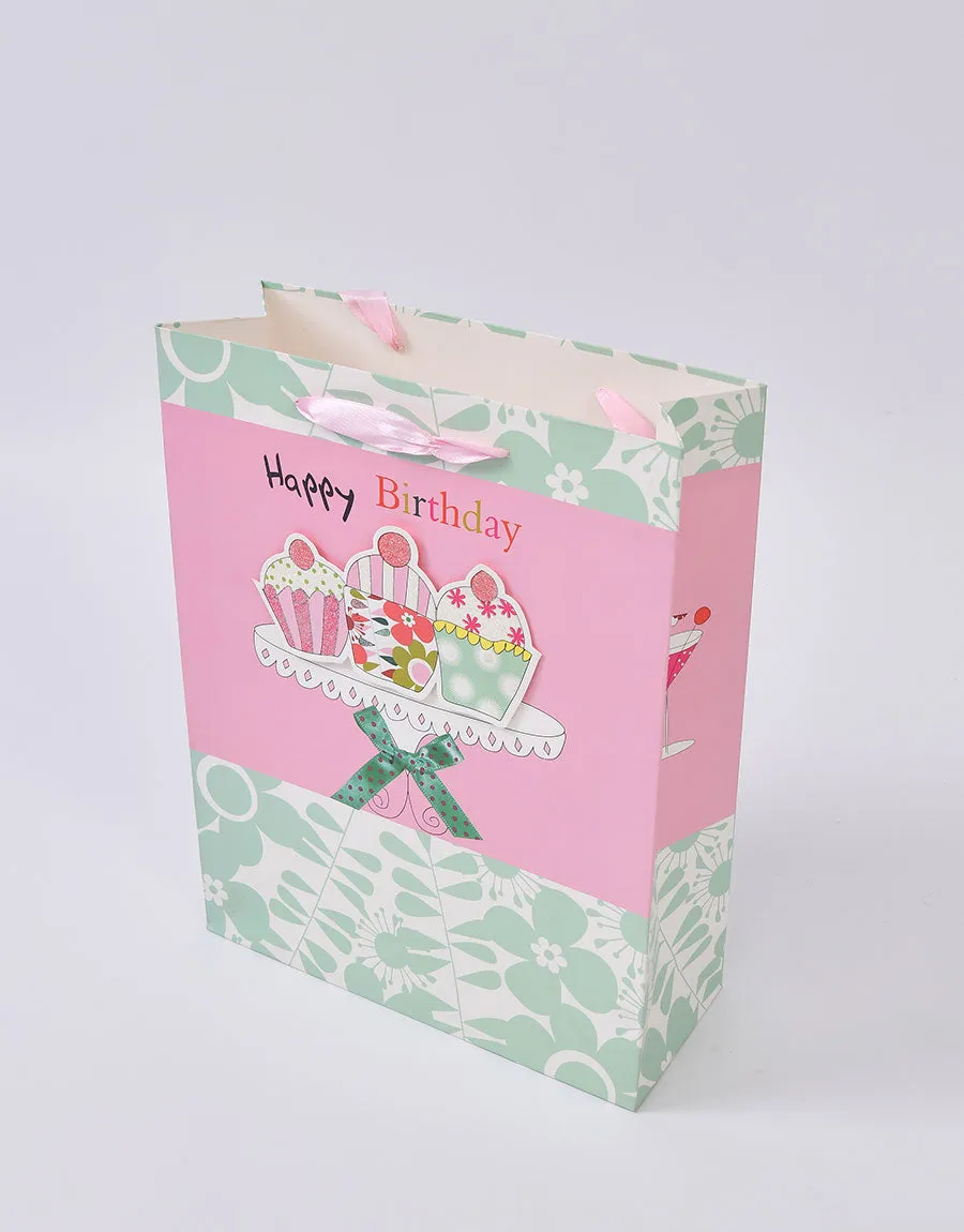 HDY Paper Kraft Tempo Birthday & Wedding Gift Bag D4