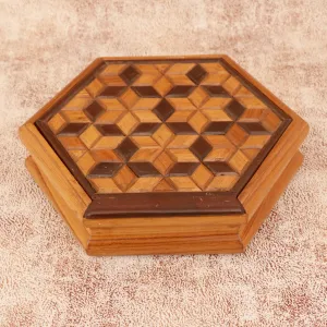 Hexagonal Inlay Box