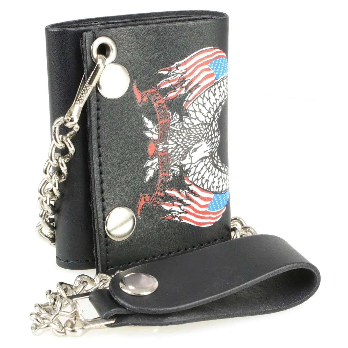 Hot Leathers Support Our Troops Bi-Fold Wallet WLB1017