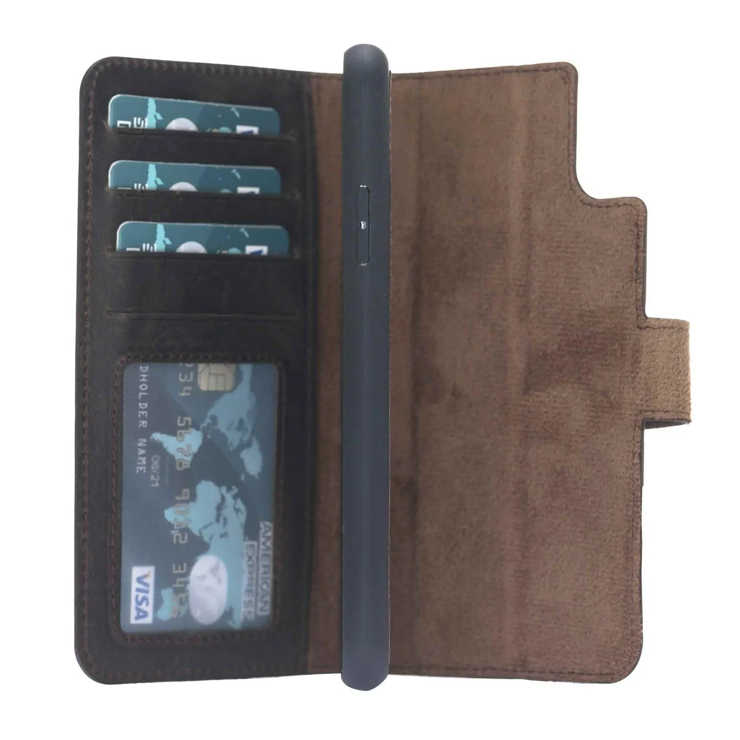 iPhone XR  Leather Wallet Case