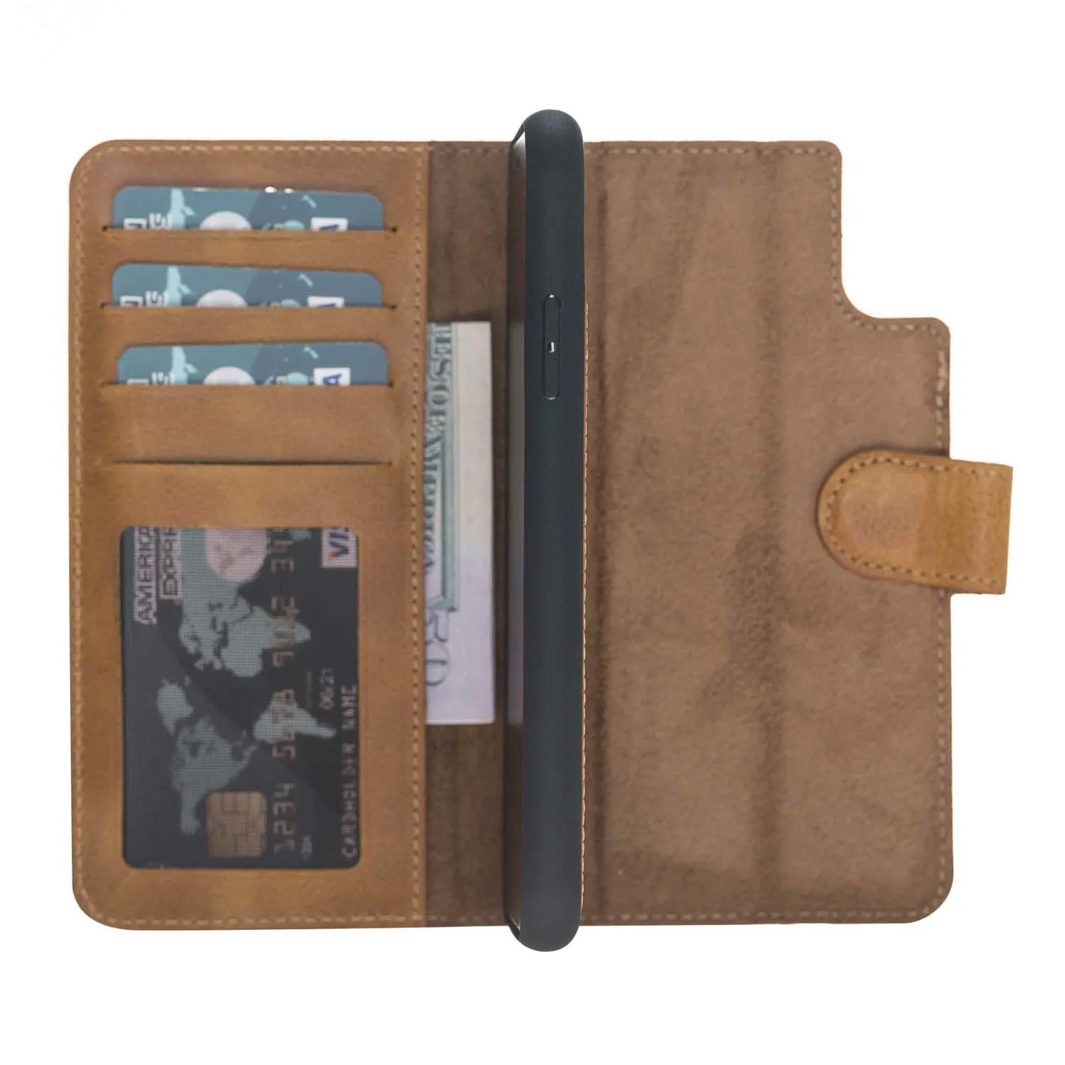 iPhone XR  Leather Wallet Case