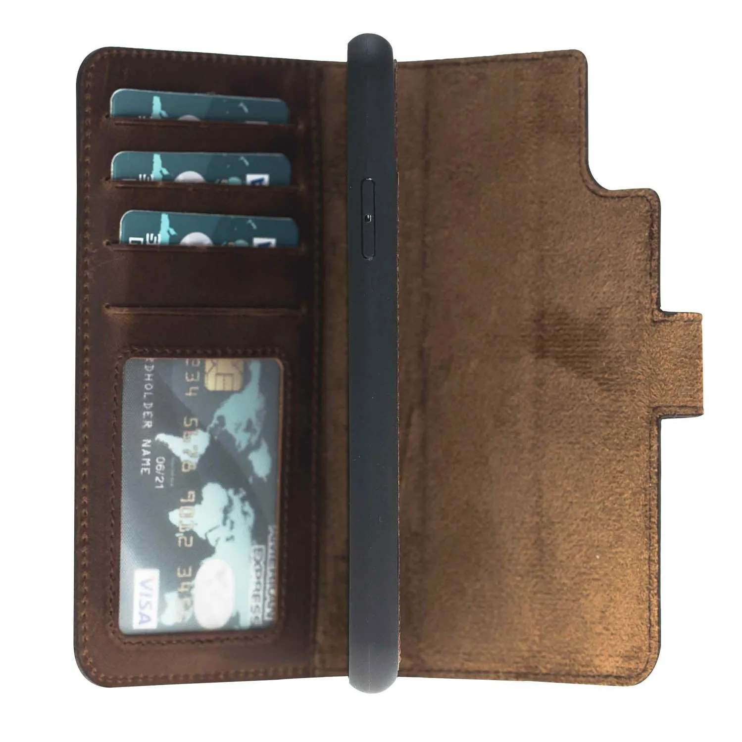 iPhone XR  Leather Wallet Case