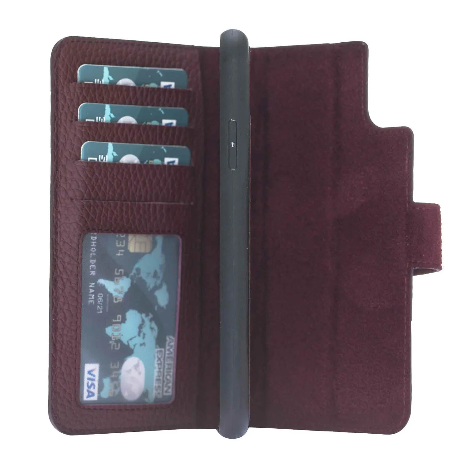 iPhone XR  Leather Wallet Case