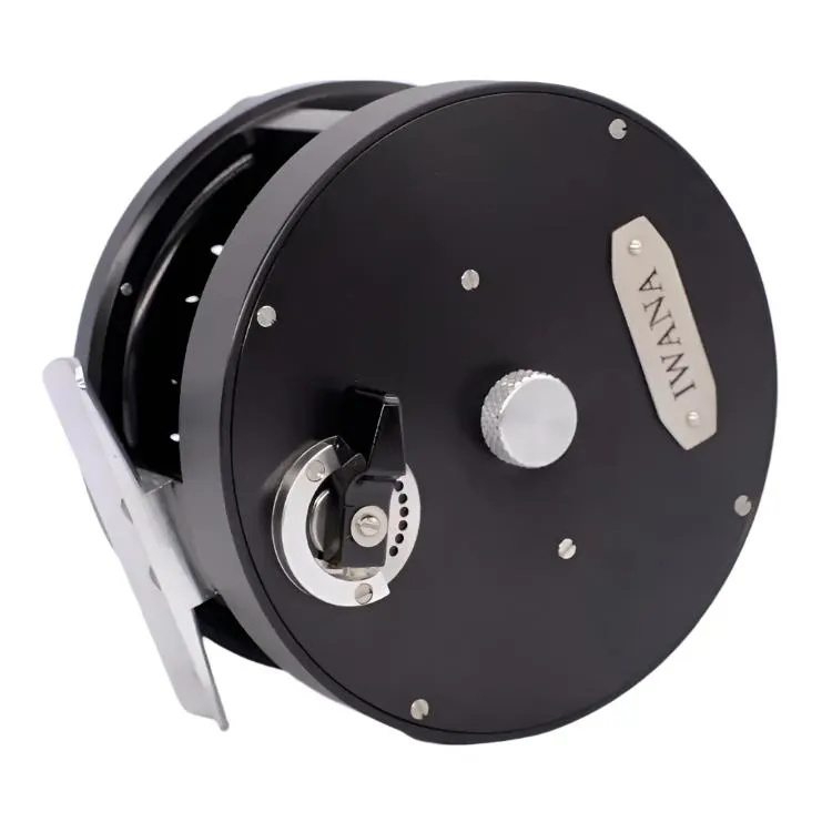 Iwana Retro Salmon Reel - Black