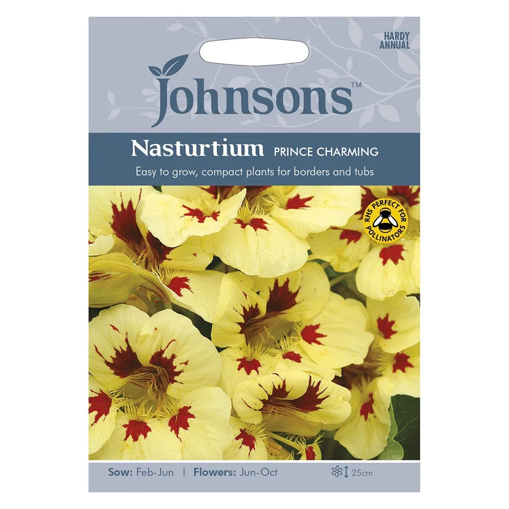 Johnsons Nasturtium Prince Charming Seeds