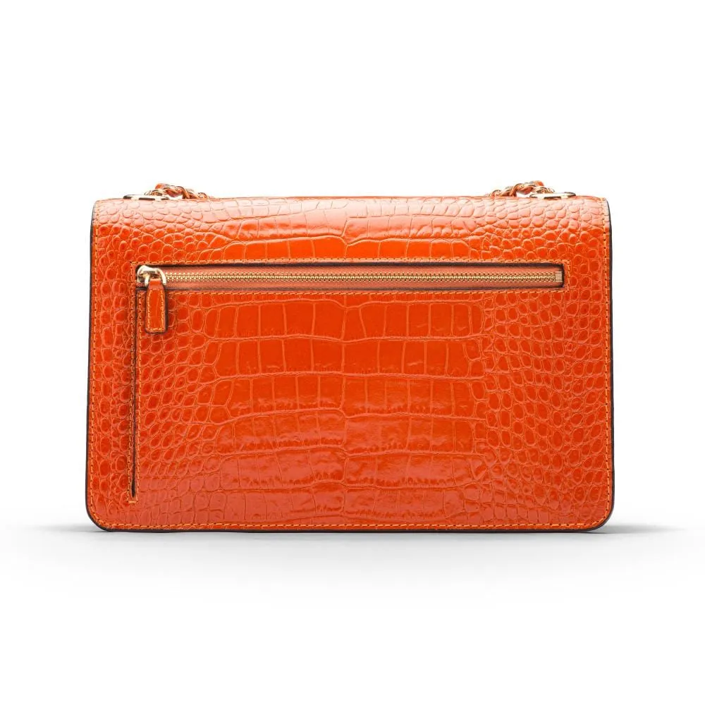 Julia Bag - Orange Croc