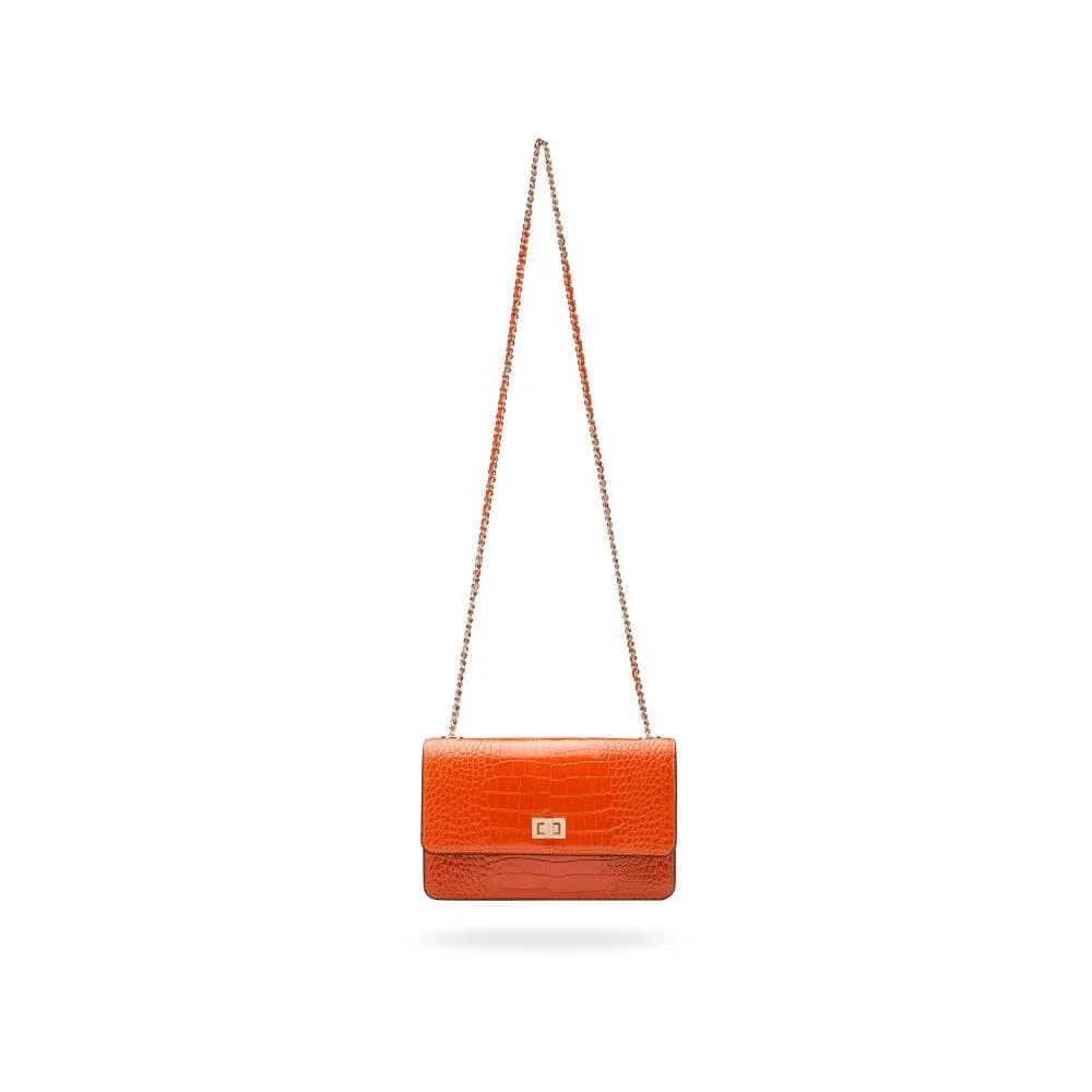 Julia Bag - Orange Croc