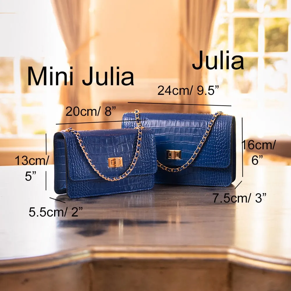 Julia Bag - Orange Croc