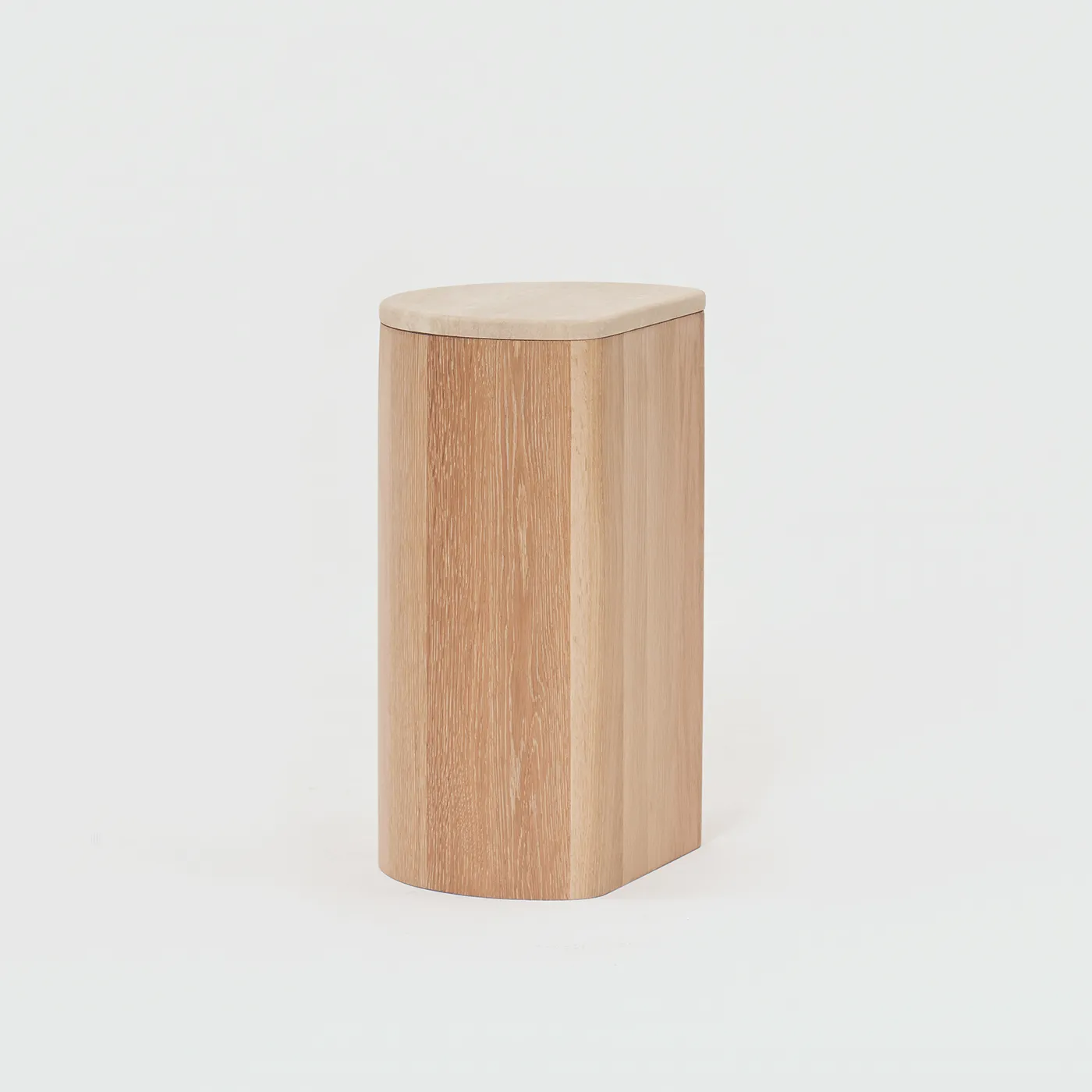 JUNO Travertine Side Table