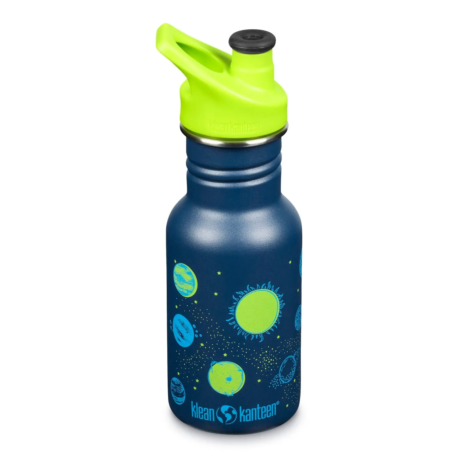 Klean Kanteen Kid Classic 12oz Water Bottle (with Kid Sippy Cap)