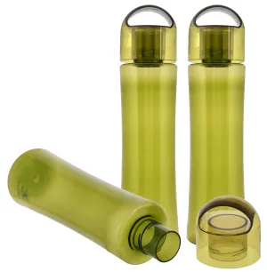 Kuber Industries Plastic Water Bottle- 1 Litre, Pack of 3 (Green)