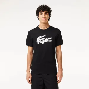 Lacoste Men's Sport Ultra-Dry Croc Print T-Shirt