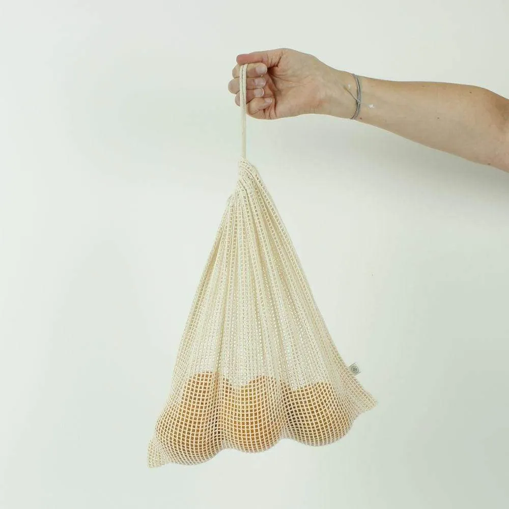 Large Recycled Cotton Mesh Produce Bag